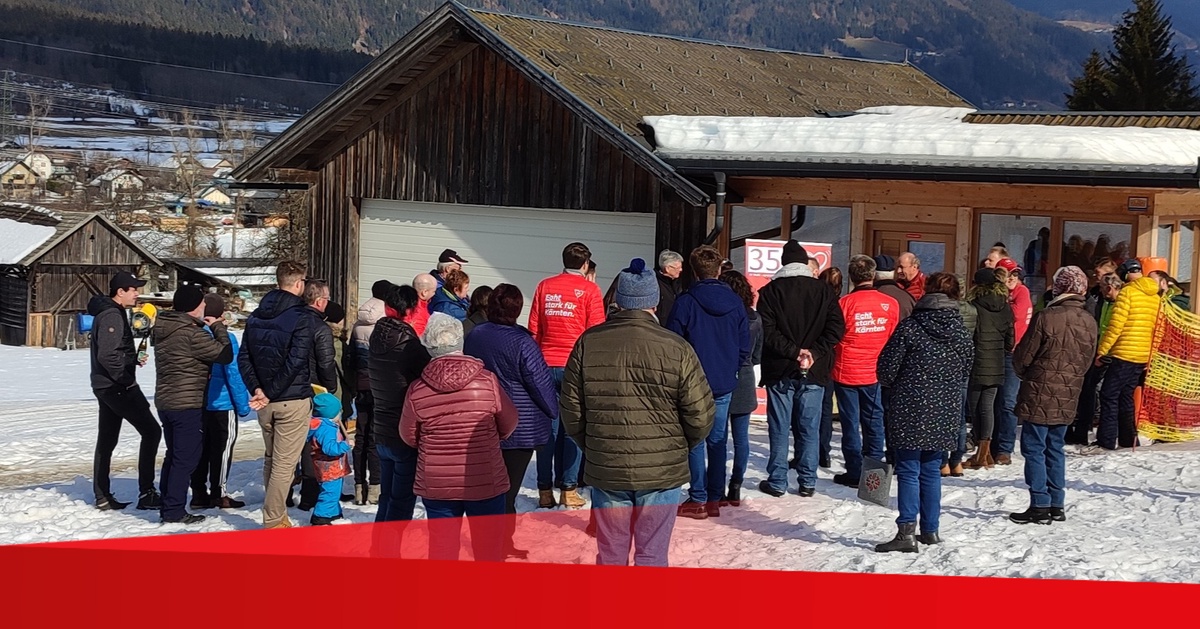 Landeshauptmann Peter Kaiser besuchte die Griminitzner Streif