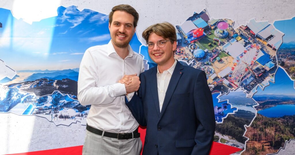 Generationenwechsel in der SJG K&auml;rnten: Paul Kofler folgt auf Luca Burgstaller
