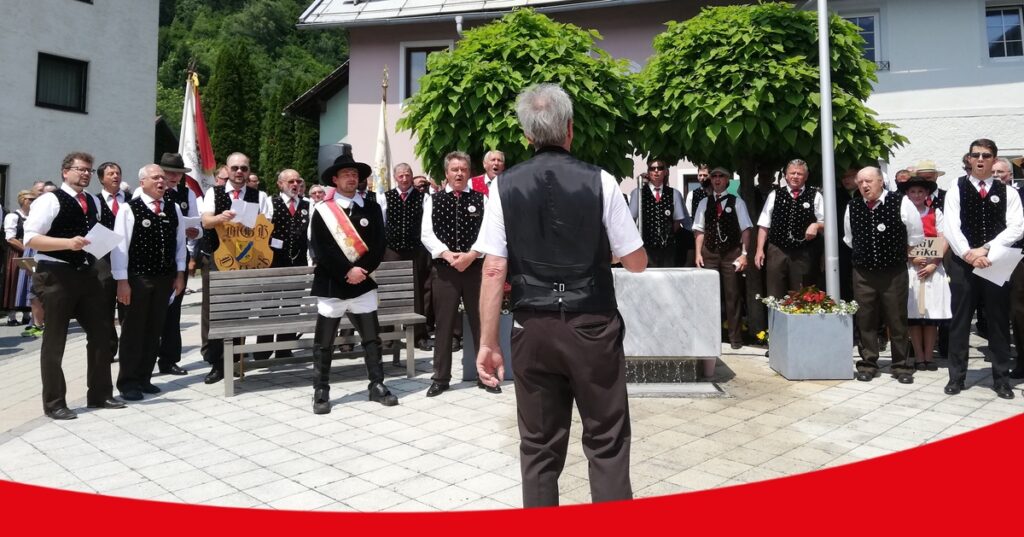 Ein sch&ouml;nes Fest mit einer Klangwolke &uuml;ber Kirchbach