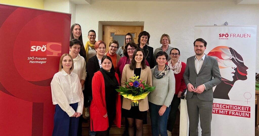 SP&Ouml; Frauen Hermagor: Christina Patterer als Bezirksfrauenvorsitzende wiedergew&auml;hlt