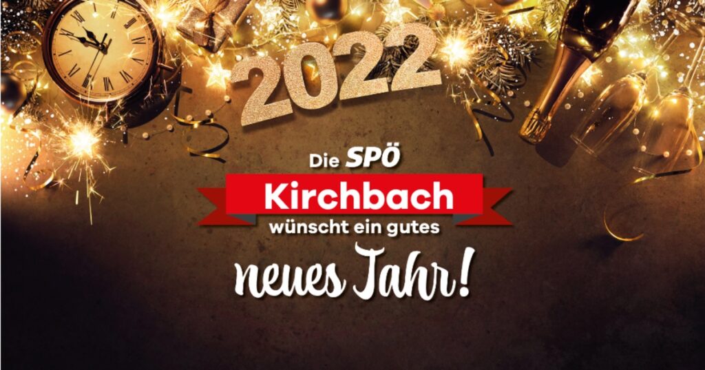 Wir w&uuml;nschen ein gl&uuml;ckliches und gesundes Jahr 2022!