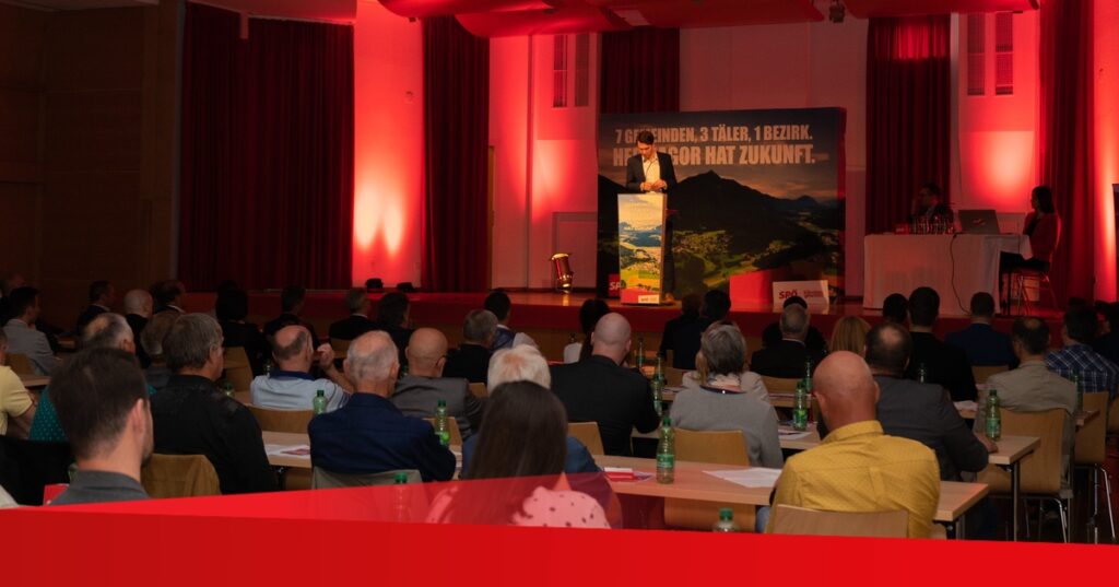 SP&Ouml;-Hermagor: Luca Burgstaller mit 97 Prozent als Bezirksparteivorsitzender von Hermagor wiedergew&auml;hlt